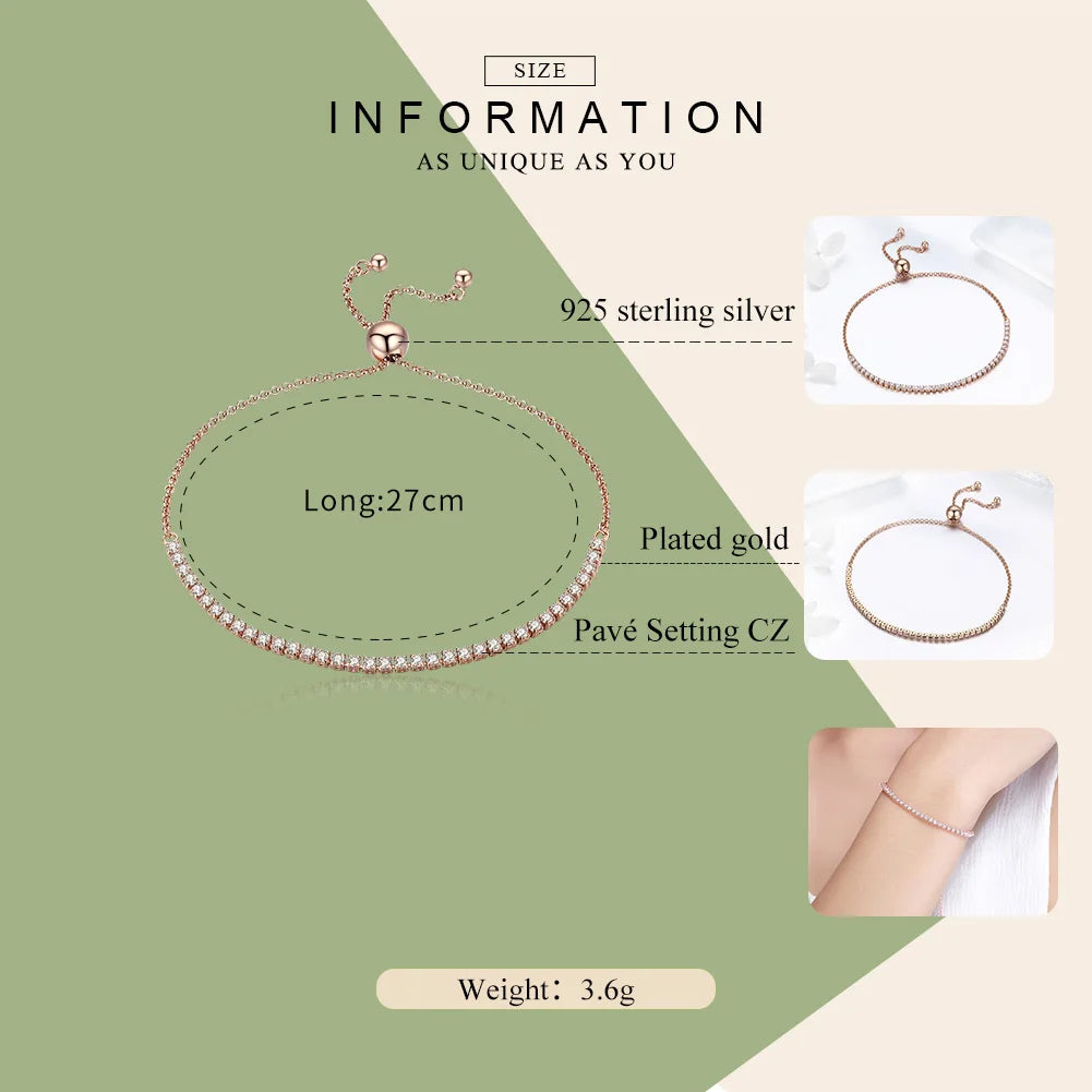 Armband Tennis - "Limited Drop" 925 Silber