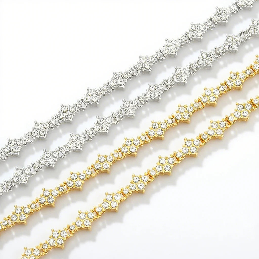 New Zircon Bracelet Trendy Fashion INS Style Jewelry For Men's and Women's Exquisite Accessories Minimal Design Luxury Gifts