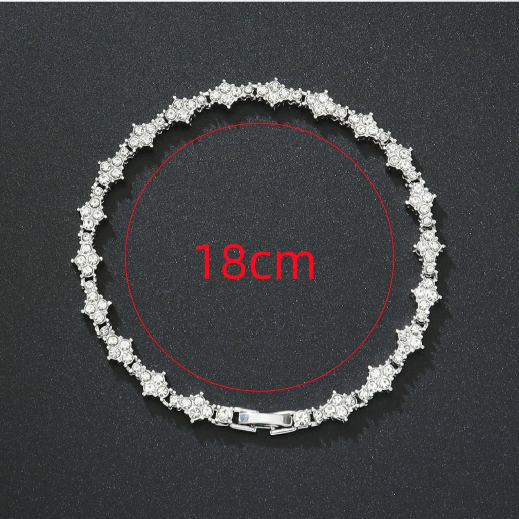New Zircon Bracelet Trendy Fashion INS Style Jewelry For Men's and Women's Exquisite Accessories Minimal Design Luxury Gifts