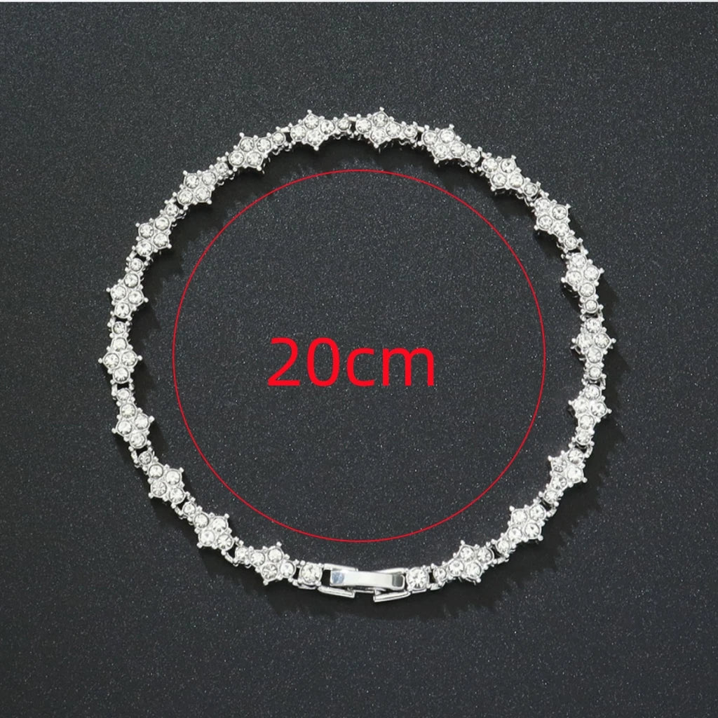 New Zircon Bracelet Trendy Fashion INS Style Jewelry For Men's and Women's Exquisite Accessories Minimal Design Luxury Gifts