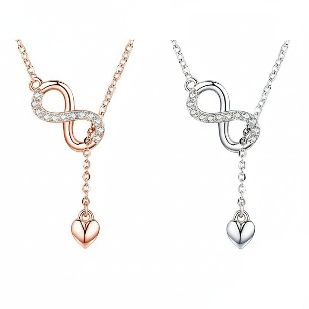 Halskette Infinity Herz „Endless Drop“