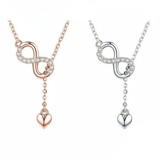 Halskette Infinity Herz „Endless Drop“