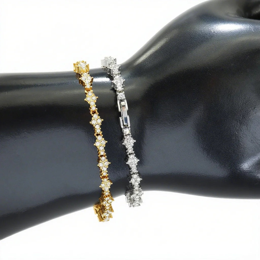 New Zircon Bracelet Trendy Fashion INS Style Jewelry For Men's and Women's Exquisite Accessories Minimal Design Luxury Gifts