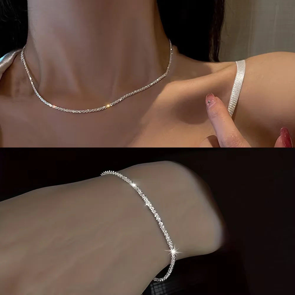 Armband Funkelndes Silber – „Sparkle Daily“