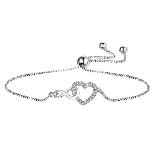 Armband Silber „Infinite Heart"