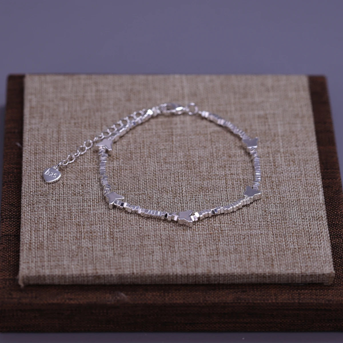 VENTFILLE 925 Sterling Silver Butterfly Bracelet for Girl Bead String Design Insect Fashion Versatile Jewelry Gift Dropshipping