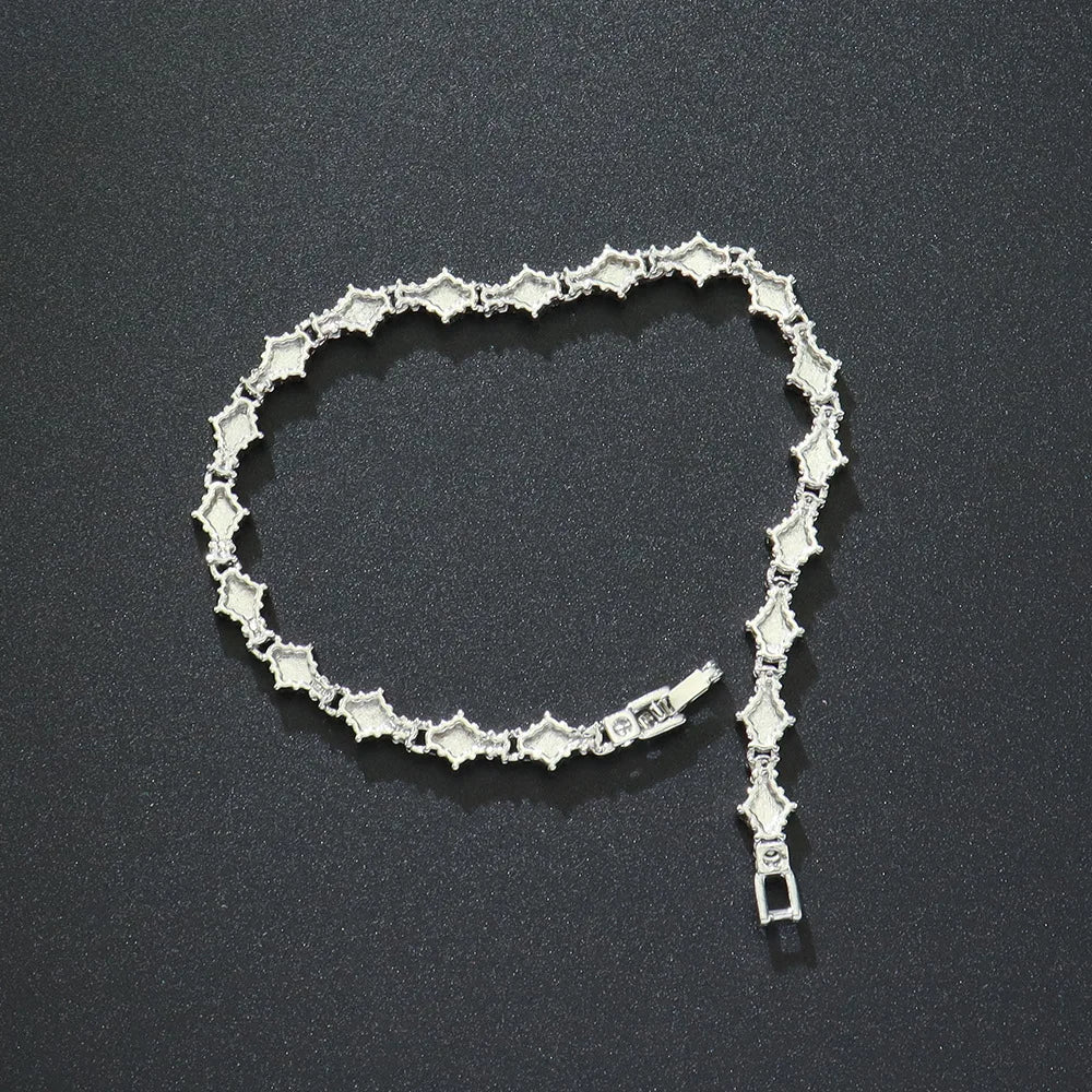 New Zircon Bracelet Trendy Fashion INS Style Jewelry For Men's and Women's Exquisite Accessories Minimal Design Luxury Gifts