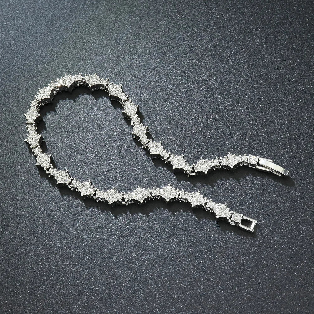 New Zircon Bracelet Trendy Fashion INS Style Jewelry For Men's and Women's Exquisite Accessories Minimal Design Luxury Gifts